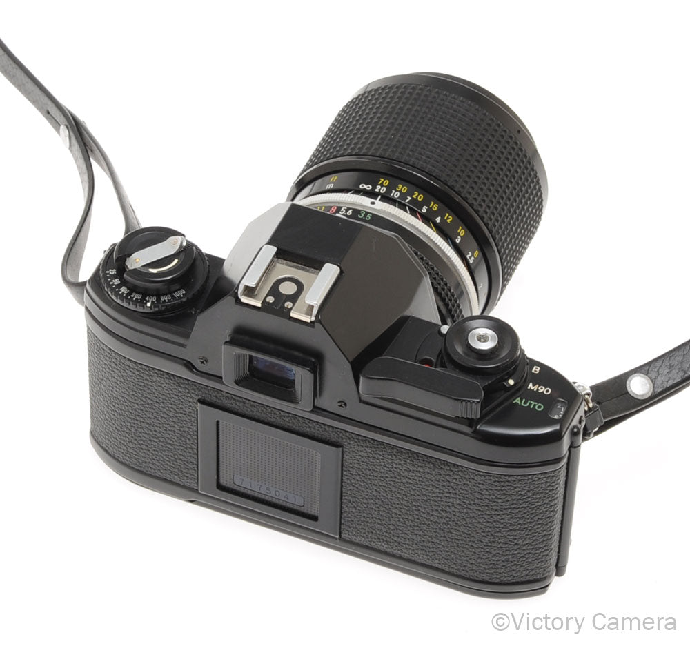Nikon EM Black 35mm Film Camera with 43-86mm Zoom Lens [EXC] - Victory Camera