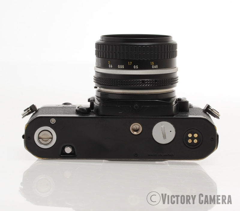 Nikon FM2-N FM2N Black Camera Body w/ 50mm f1.8 AI Lens [EXC-] - Victory Camera