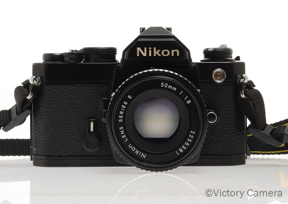Nikon FM Black 35mm Film Camera w/ 50mm f1.8 AI-s Lens [EXC] - Victory Camera