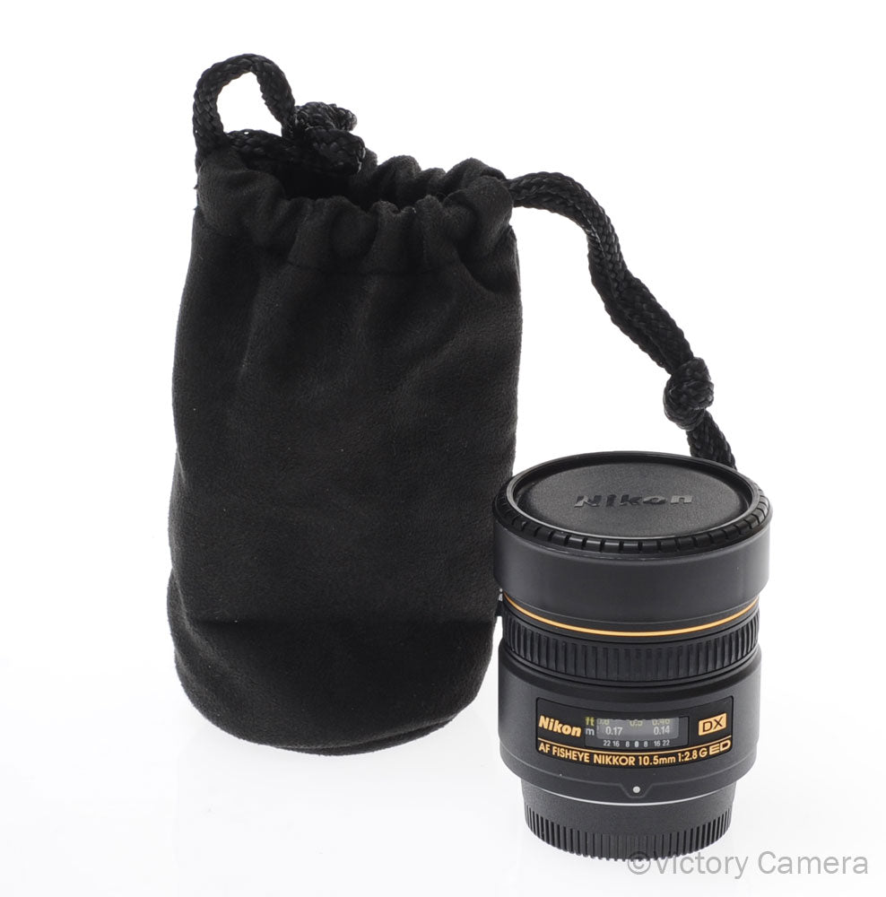 Nikon Nikkor 10.5mm f2.8 G AF Fisheye ED DX Lens [MINT] - Victory Camera