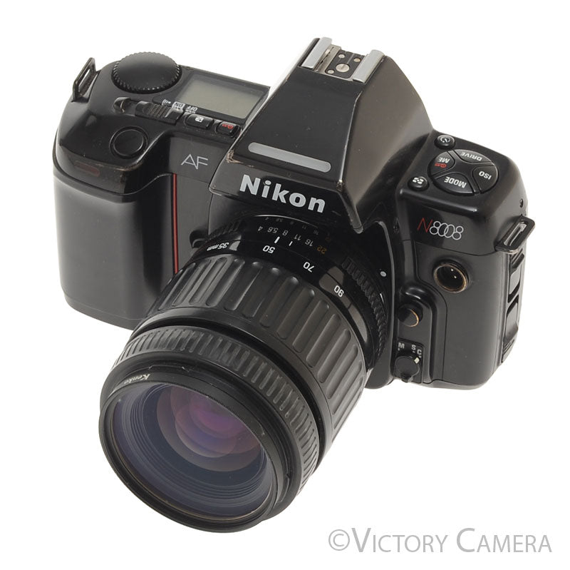 Nikon N8008 AF SLR 35mm Film Camera w/ 35-90mm Zoom Lens [GOOD] - Victory Camera