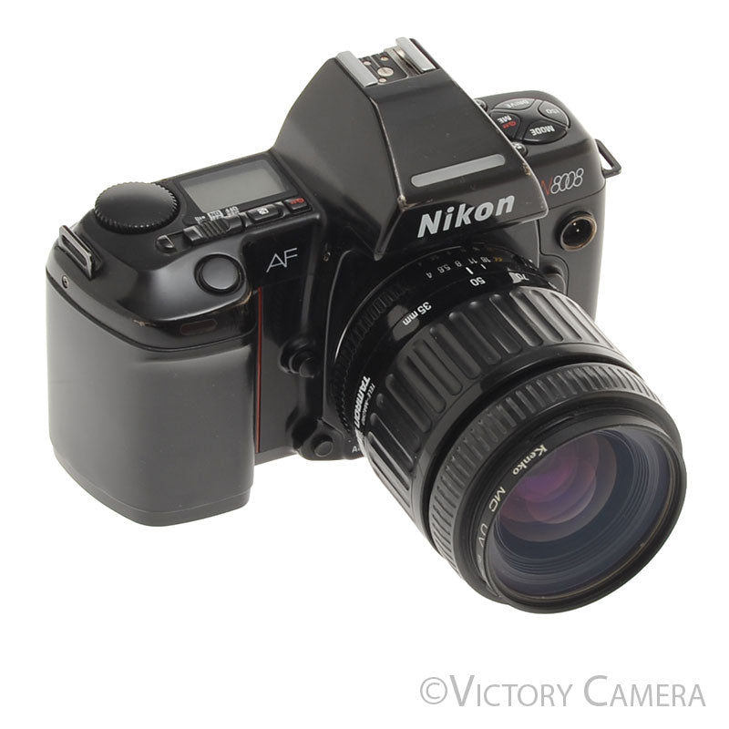 Nikon N8008 AF SLR 35mm Film Camera w/ 35-90mm Zoom Lens [GOOD] - Victory Camera