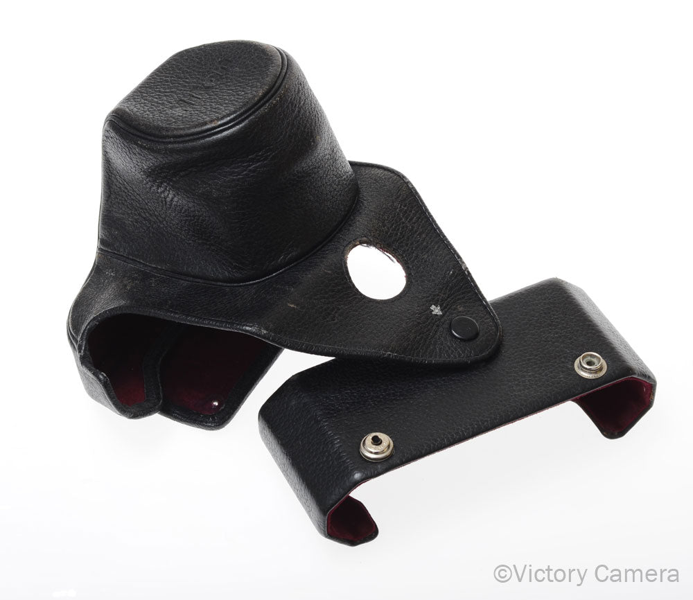 Nikon F2 CF-1 Ever Ready Leather Black PEBBLE Camera Case [EXC-] - Victory Camera