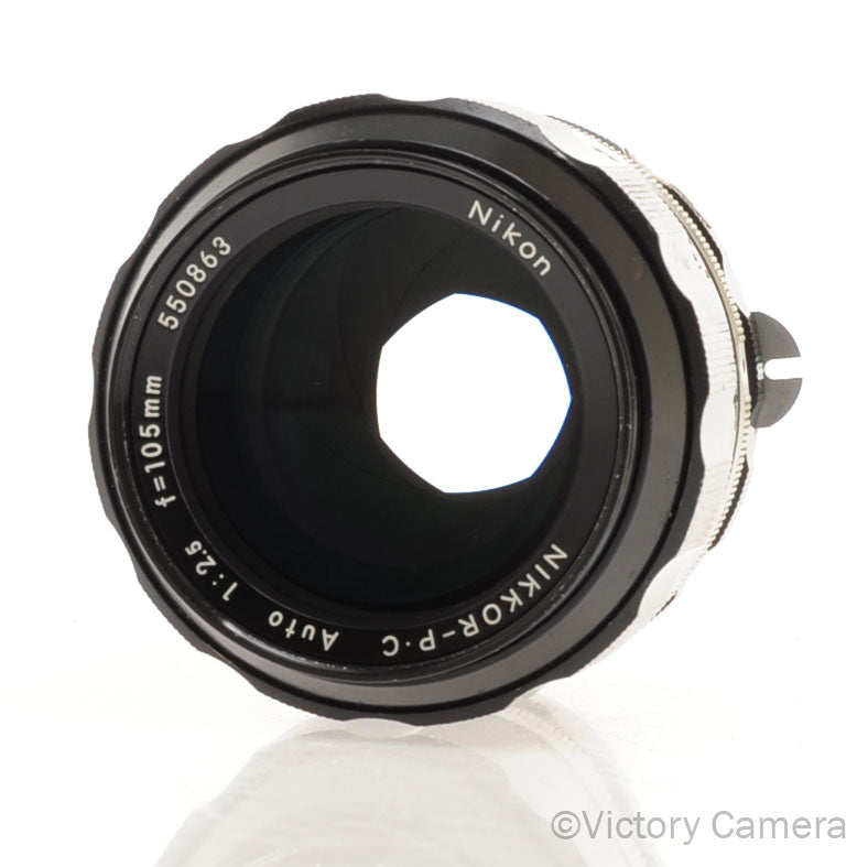 Nikon Nikkor-P.C 105mm f2.5 Photomic non-AI Telephoto Prime Lens [EXC] - Victory Camera