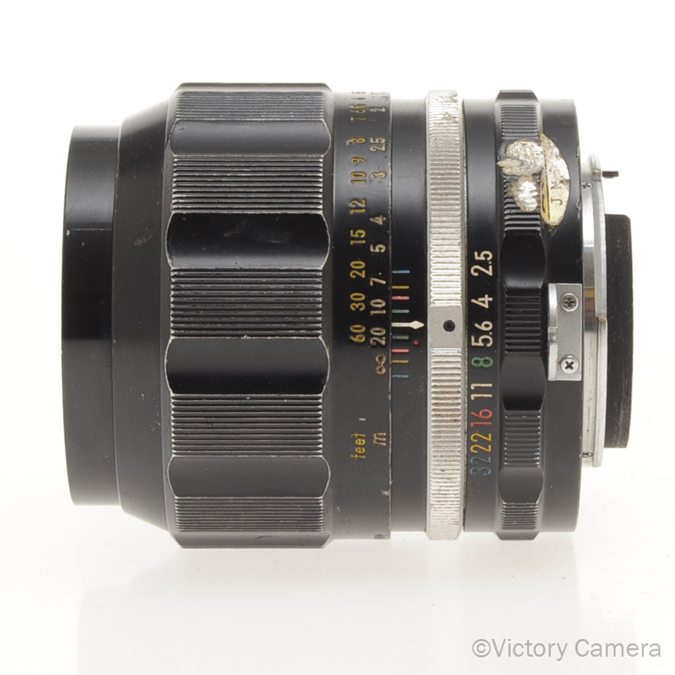 Nikon Nikkor-P.C 105mm f2.5 Photomic non-AI Telephoto Prime Lens [EXC] - Victory Camera