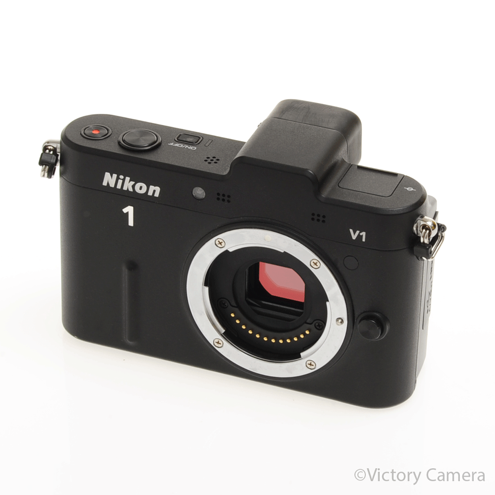 Nikon 1 V1 10.1MP Compact Mirrorless Camera Body ~5,189 Shutter [EXC+] - Victory Camera