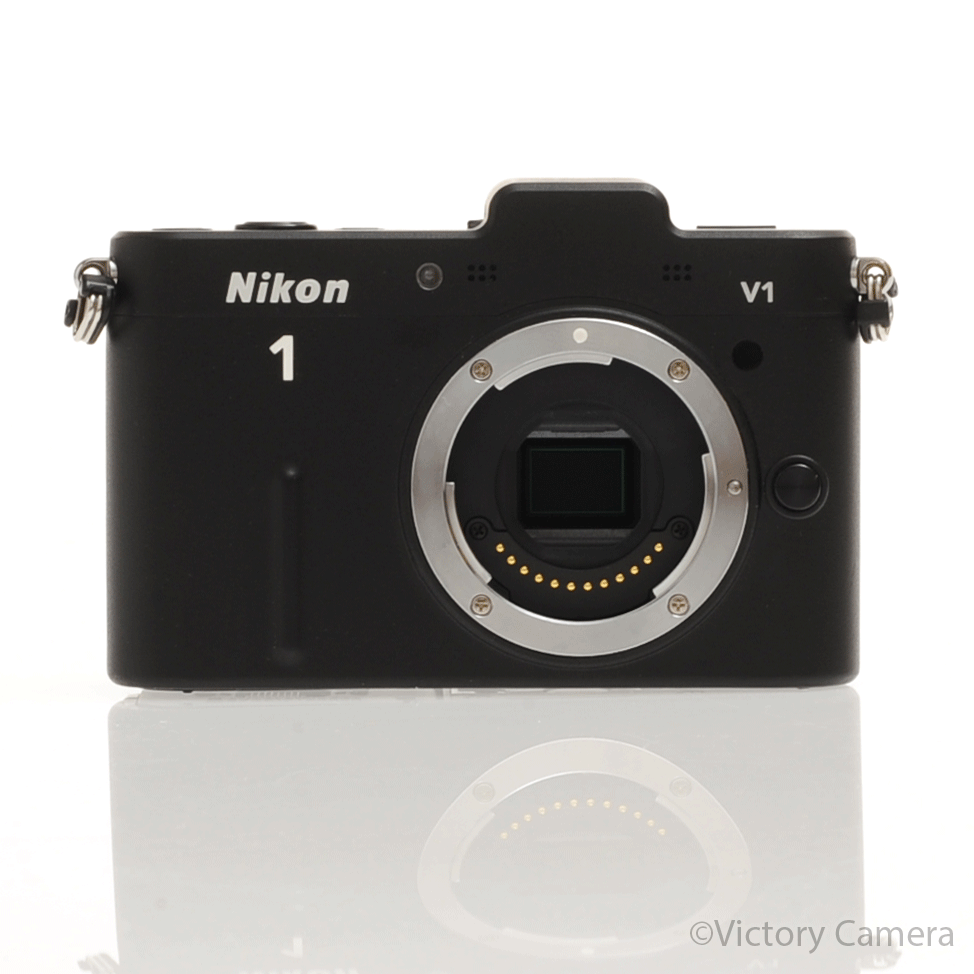 Nikon 1 V1 10.1MP Compact Mirrorless Camera Body ~5,189 Shutter [EXC+] - Victory Camera