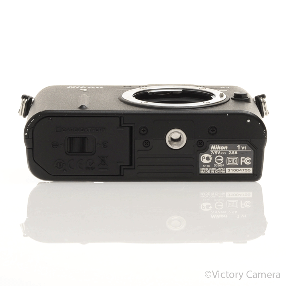 Nikon 1 V1 10.1MP Compact Mirrorless Camera Body ~5,189 Shutter [EXC+] - Victory Camera