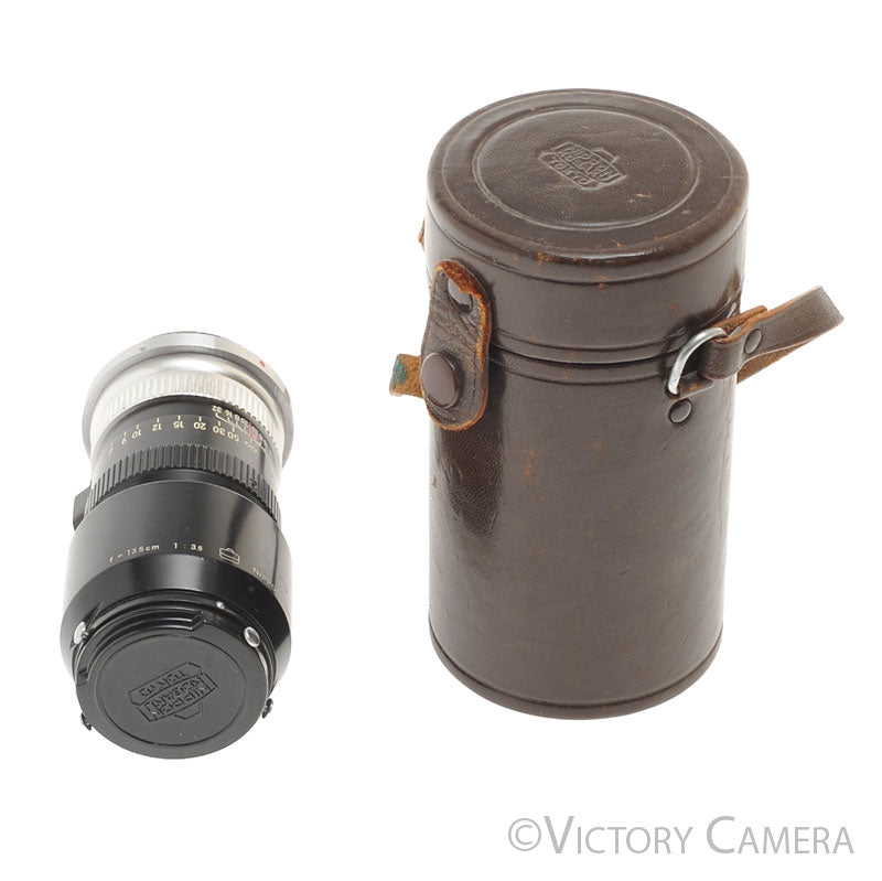 Nikon Nikkor-Q 13.5cm 135mm F3.5 S Mount Black Rangefinder Lens [GOOD] - Victory Camera