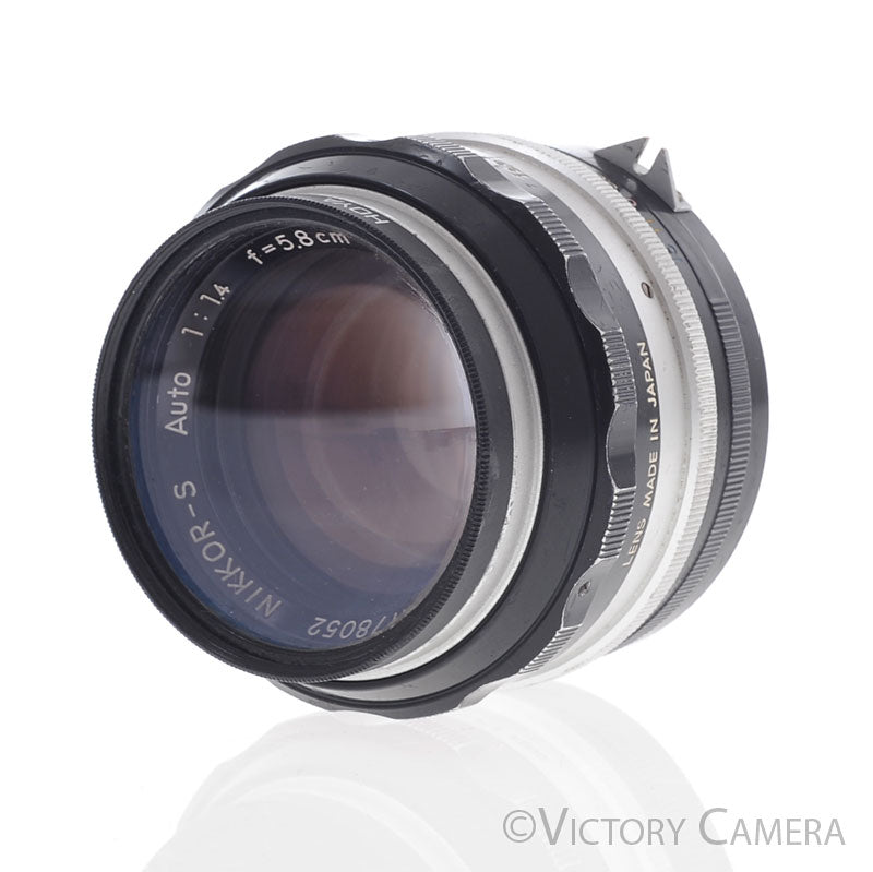 Nikon Rare Nikkor-S 5.8cm 58mm f1.4 Non-AI Prime Lens [EXC]