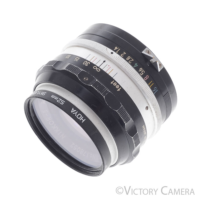 Nikon Rare Nikkor-S 5.8cm 58mm f1.4 Non-AI Prime Lens [EXC]