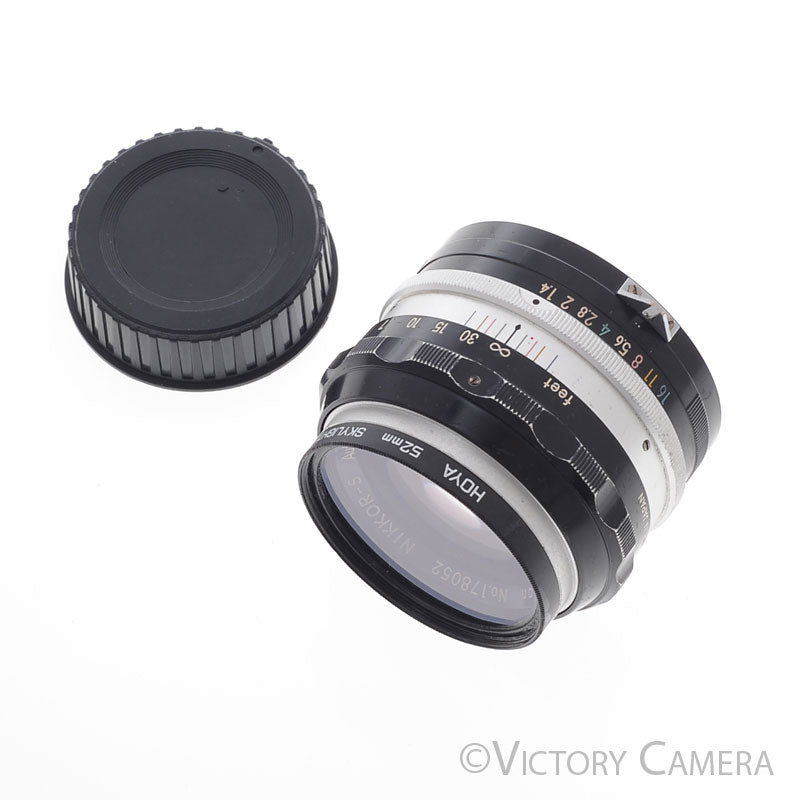 Nikon Rare Nikkor-S 5.8cm 58mm f1.4 Non-AI Prime Lens [EXC]