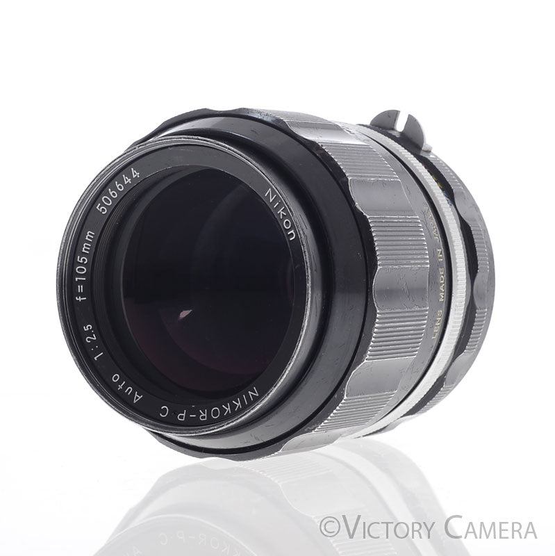 Nikon Nikkor-P.C 105mm f2.5 Photomic non-AI Telephoto Prime Lens [GOOD] - Victory Camera