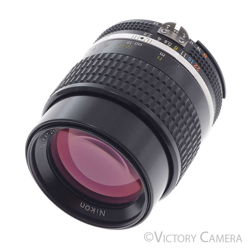 Nikon Nikkor 105mm f2.5 AI-S AIS Prime Portrait Lens [EXC+] - Victory Camera