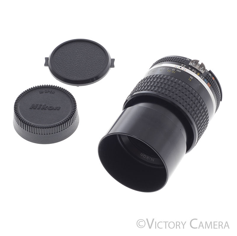 Nikon Nikkor 105mm f2.5 AI-S AIS Prime Portrait Lens [EXC+] - Victory Camera