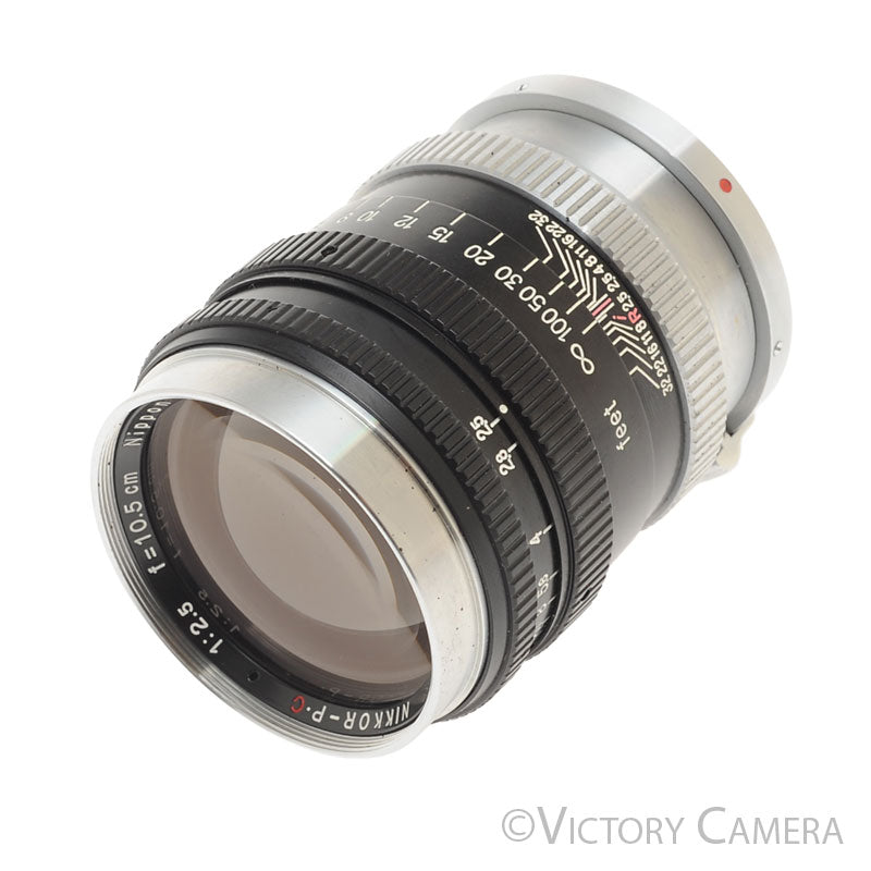 Nikon Nikkor-P.C 10.5cm 105mm f2.5 Telephoto Prime Lens For Nikon S [EXC+] - Victory Camera