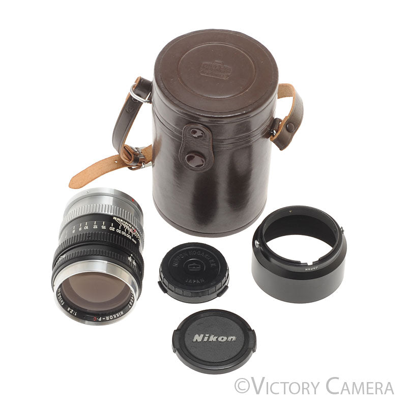 Nikon Nikkor-P.C 10.5cm 105mm f2.5 Telephoto Prime Lens For Nikon S [EXC+] - Victory Camera