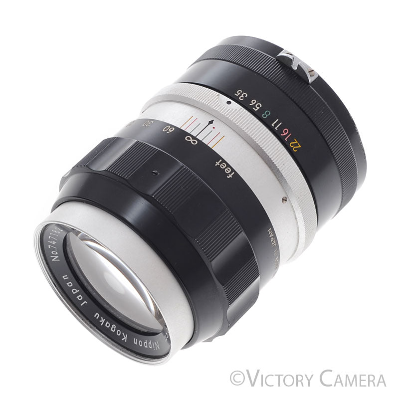 Nikor Nikkor-Q Auto 13.5cm 135mm f3.5 Non-AI Telephoto Lens -Haze- [GOOD]