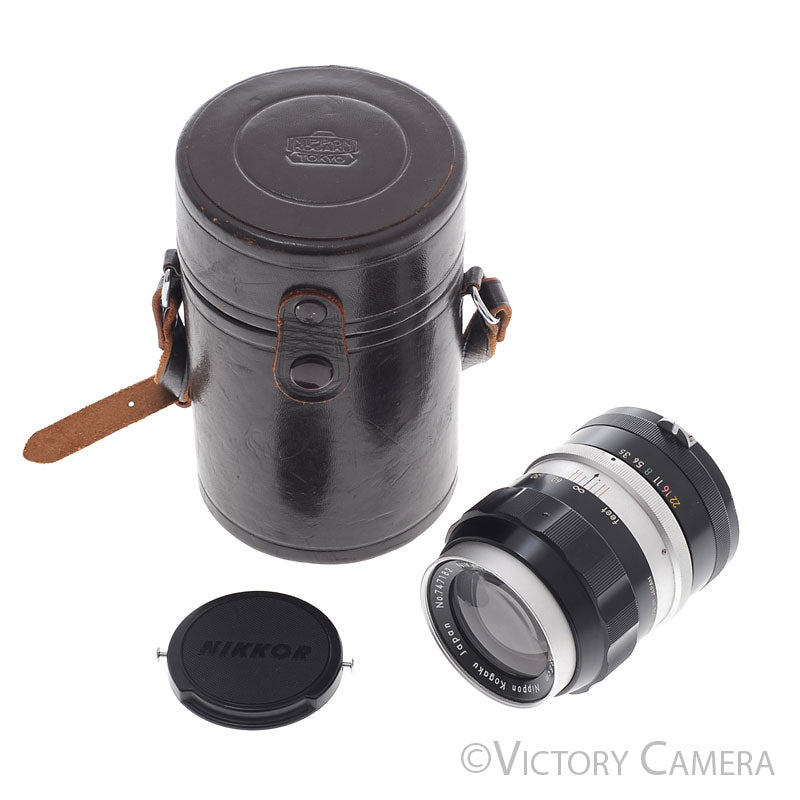 Nikor Nikkor-Q Auto 13.5cm 135mm f3.5 Non-AI Telephoto Lens -Haze- [GOOD]