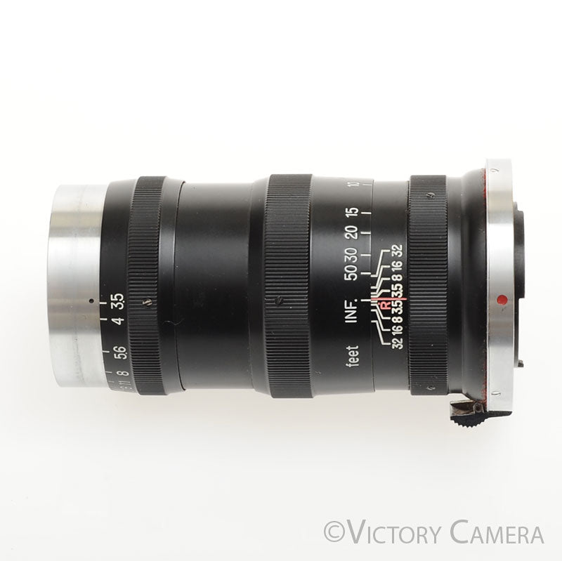 Nikon Nikkor-Q.C 13.5cm 135mm f3.5 S Mount Rangefinder Lens w/ Shade [EXC] - Victory Camera
