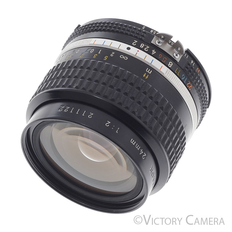 Nikon Nikkor 24mm f2 AI-S Fast Wide Angle Lens [EXC+] - Victory Camera