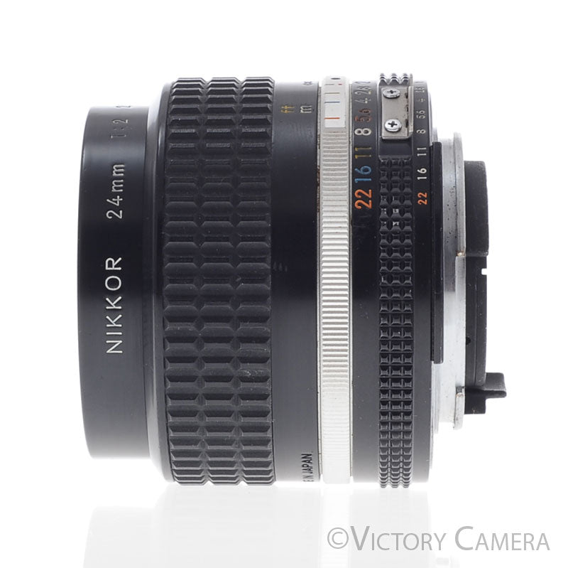 Nikon Nikkor 24mm f2 AI-S Fast Wide Angle Lens [EXC+] - Victory Camera