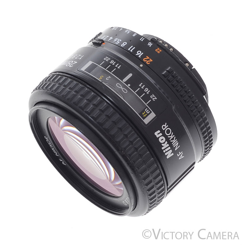 Nikon AF Nikkor 28mm f2.8 Autofocus Prime Wide Angle Lens [GOOD] - Victory Camera