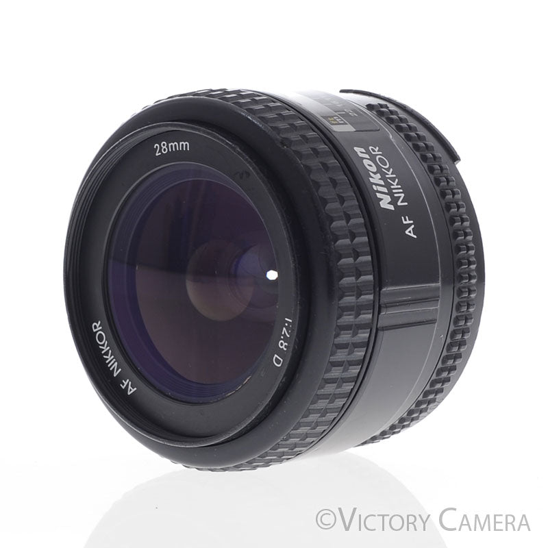 Nikon AF Nikkor 28mm f2.8 Autofocus Prime Wide Angle Lens [GOOD] - Victory Camera