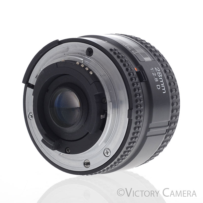 Nikon AF Nikkor 28mm f2.8 D Autofocus Prime Wide Angle Lens [EXC+] - Victory Camera