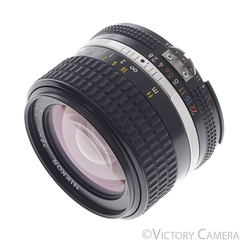 Nikon Nikkor 28mm f2.8 AI-S Wide Angle Lens [EXC] - Victory Camera
