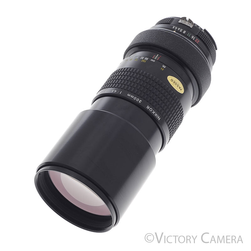 Nikon Nikkor 300mm f4.5 AI Telephoto Prime Lens w/ Tripod Collar [EXC+] - Victory Camera