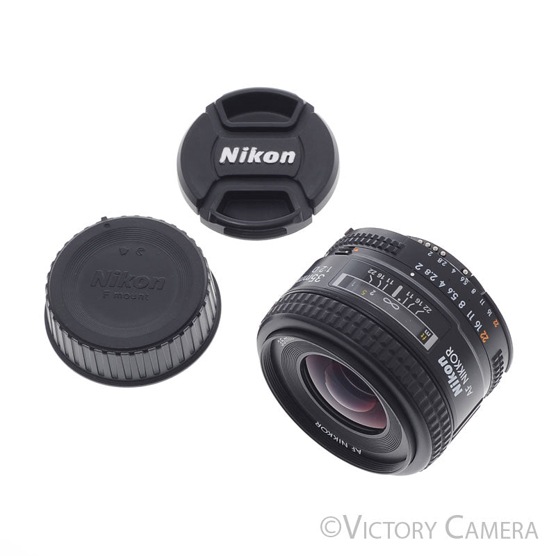 Nikon AF Nikkor 35mm f2 D Fast Wide Angle Lens for Nikon AF-D [EXC+] - Victory Camera
