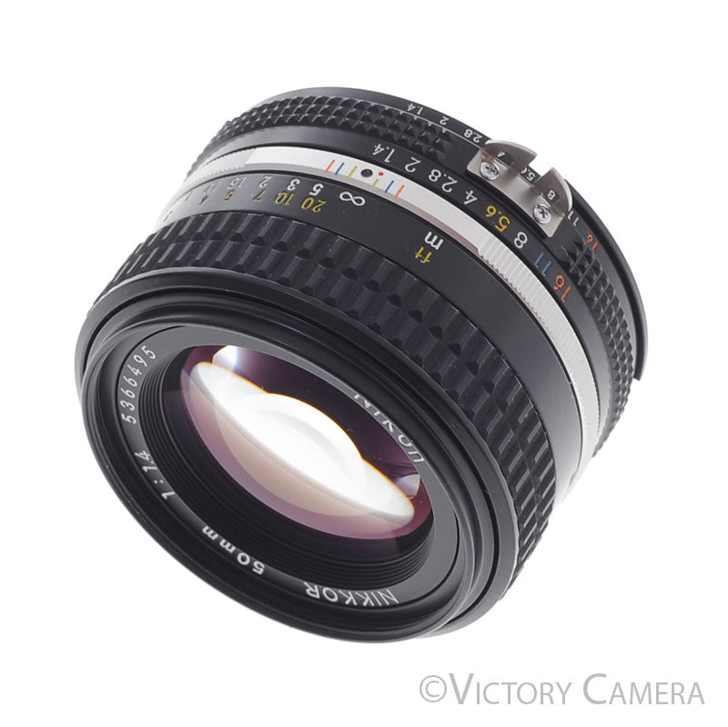 Nikon Nikkor 50mm f1.4 AI-S Manual Focus Prime Lens [EXC+] - Victory Camera
