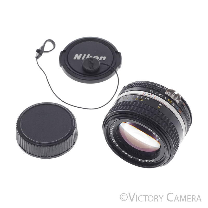 Nikon Nikkor 50mm f1.4 AI-S Manual Focus Prime Lens [EXC+] - Victory Camera