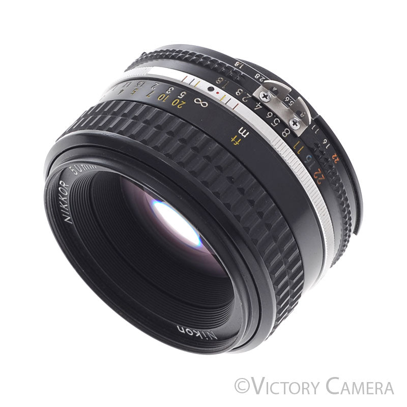 Nikon Nikkor 50mm f1.8 AI-S Manual Lens III (Long Version) [EXC+]