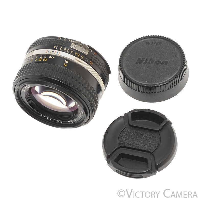 Nikon Nikkor 50mm f1.4 AI-S Manual Focus Prime Lens [EXC+] - Victory Camera