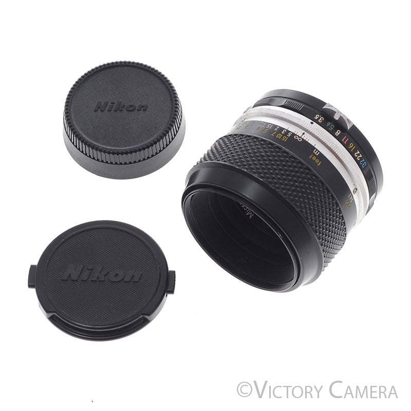 Nikon Micro-Nikkor 55mm f3.5 Non-AI Macro Lens [EXC] - Victory Camera