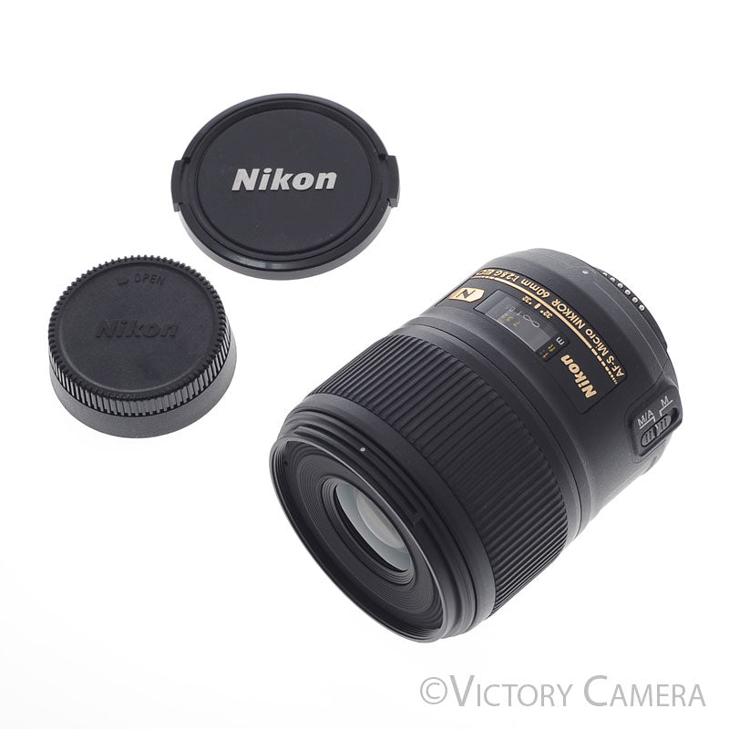 Nikon AF-S Micro Nikkor 60mm f2.8 D ED N Macro Prime Lens [EXC+] - Victory Camera