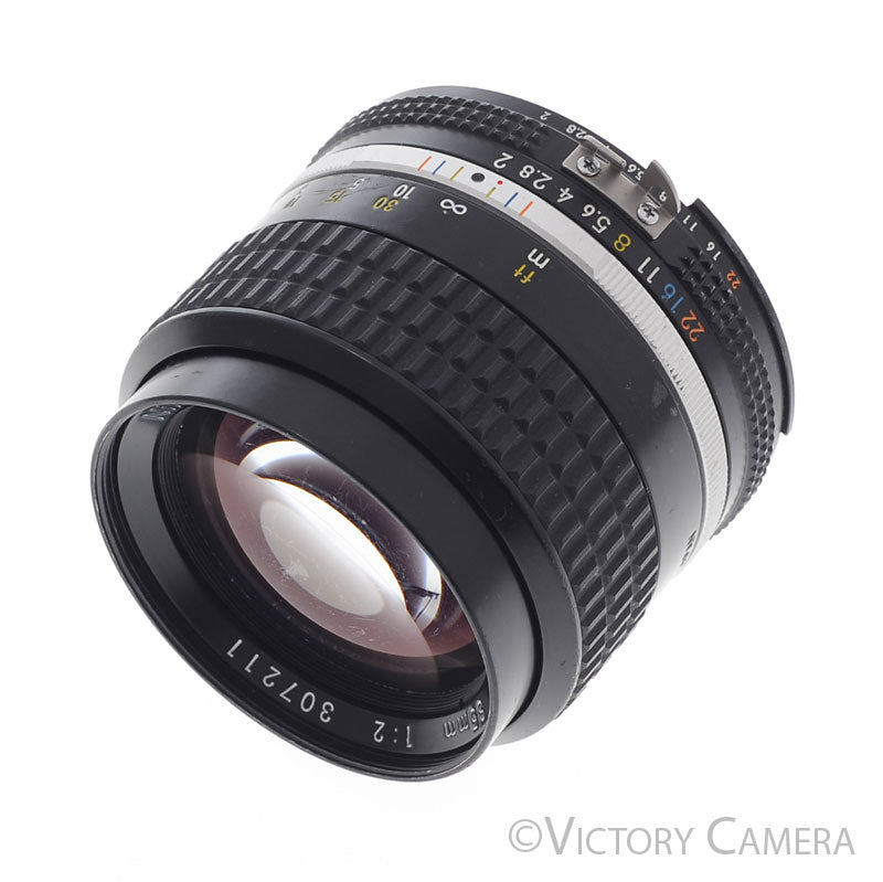 Nikon Nikkor 85mm f2 AI-S Manual Focus Portrait Lens [GOOD] - Victory Camera