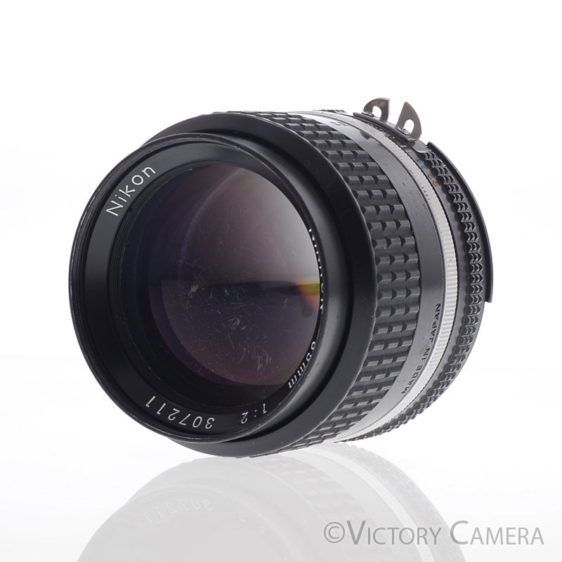 Nikon Nikkor 85mm f2 AI-S Manual Focus Portrait Lens [GOOD] - Victory Camera