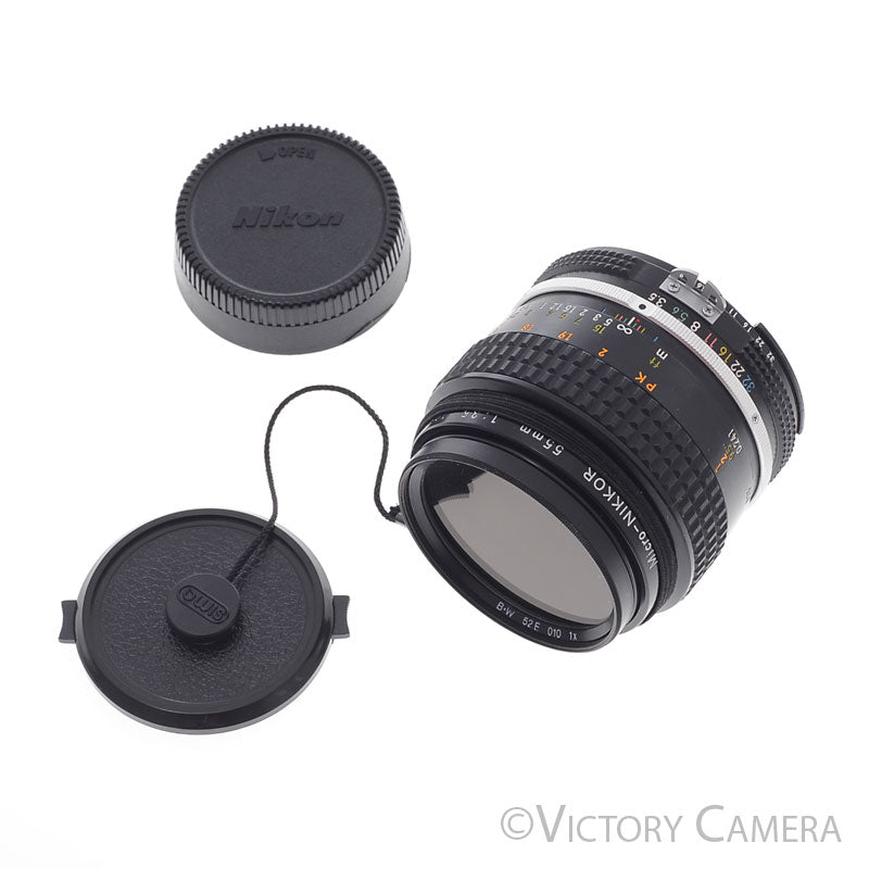 Nikon Micro-Nikkor 55mm f3.5 AI Manual Focus Macro Lens  [EXC] - Victory Camera