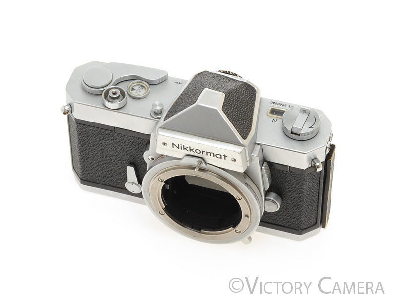 Nikon Nikkormat FT-N FTN Chrome 35mm Film Camera Body (no meter) [EXC-] - Victory Camera