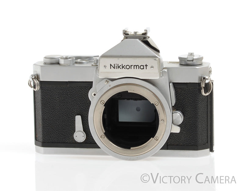 Nikon Nikkormat FT-N FTN Chrome 35mm Film Camera Body [EXC] - Victory Camera
