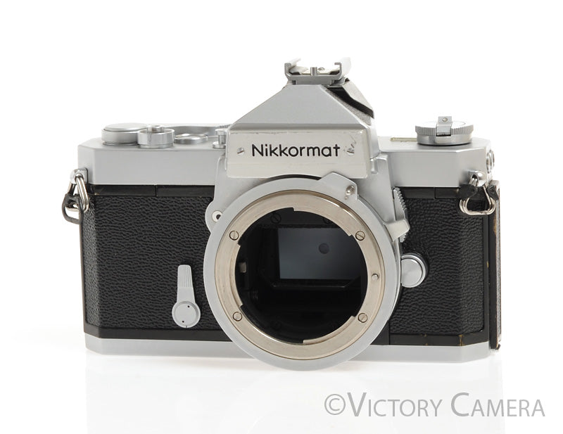 Nikon Nikkormat FT-N FTN Chrome 35mm Film Camera Body -Good Seals- [EXC+] - Victory Camera