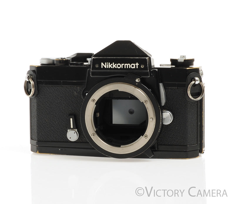 Nikon Nikkormat FTN Black 35mm SLR Camera Body -No Meter- [BAR] - Victory Camera