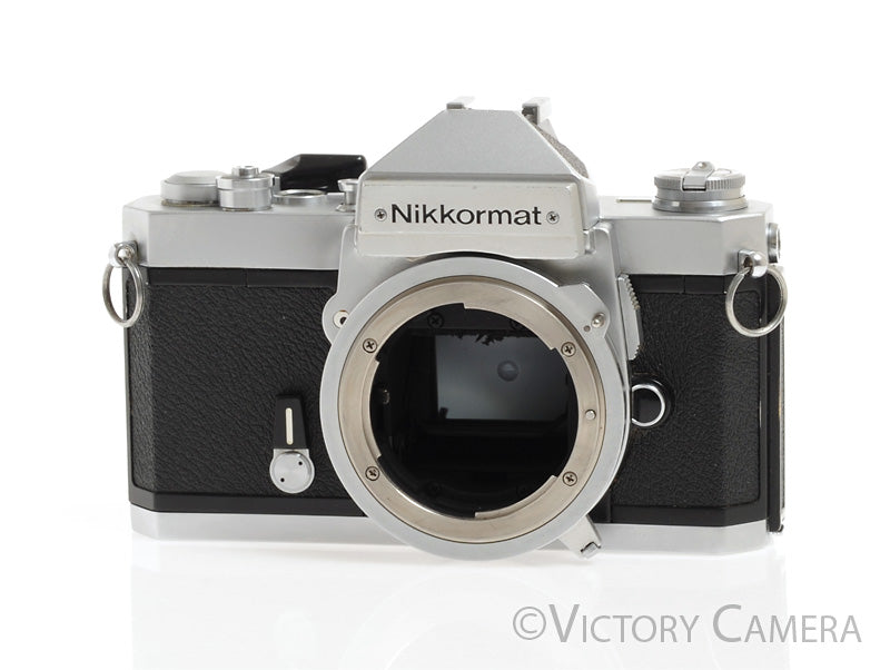 Nikon Nikkormat FT-2 FT2 Chrome 35mm Film Camera Body [EXC-] - Victory Camera