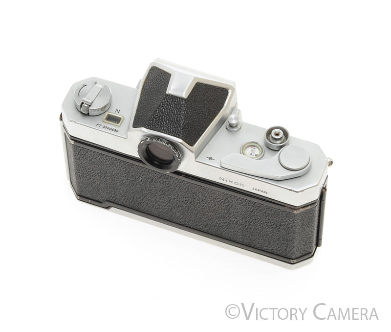Nikon Nikkormat FT-N FTN Chrome 35mm Film Camera Body (no meter) [EXC-] - Victory Camera