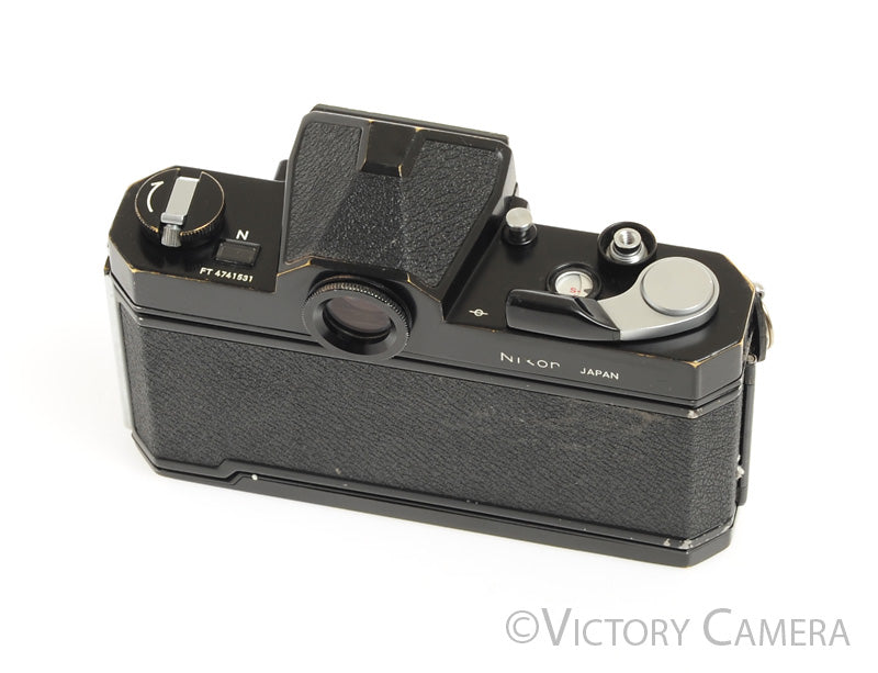 Nikon Nikkormat FTN Black 35mm SLR Camera Body -No Meter- [BAR] - Victory Camera