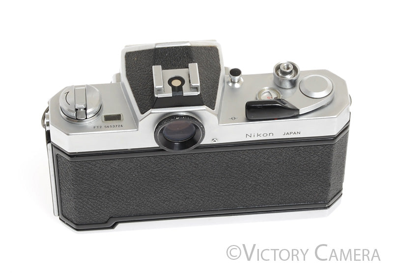 Nikon Nikkormat FT-2 FT2 Chrome 35mm Film Camera Body - Victory Camera