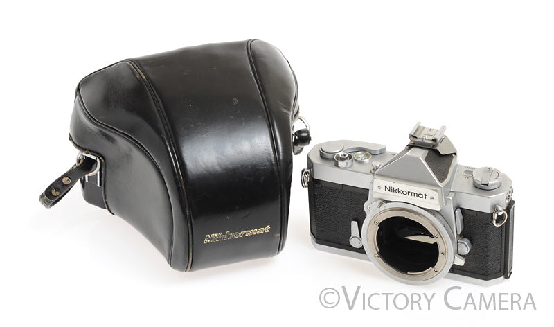 Nikon Nikkormat FT-N FTN Chrome 35mm Film Camera Body [EXC] - Victory Camera
